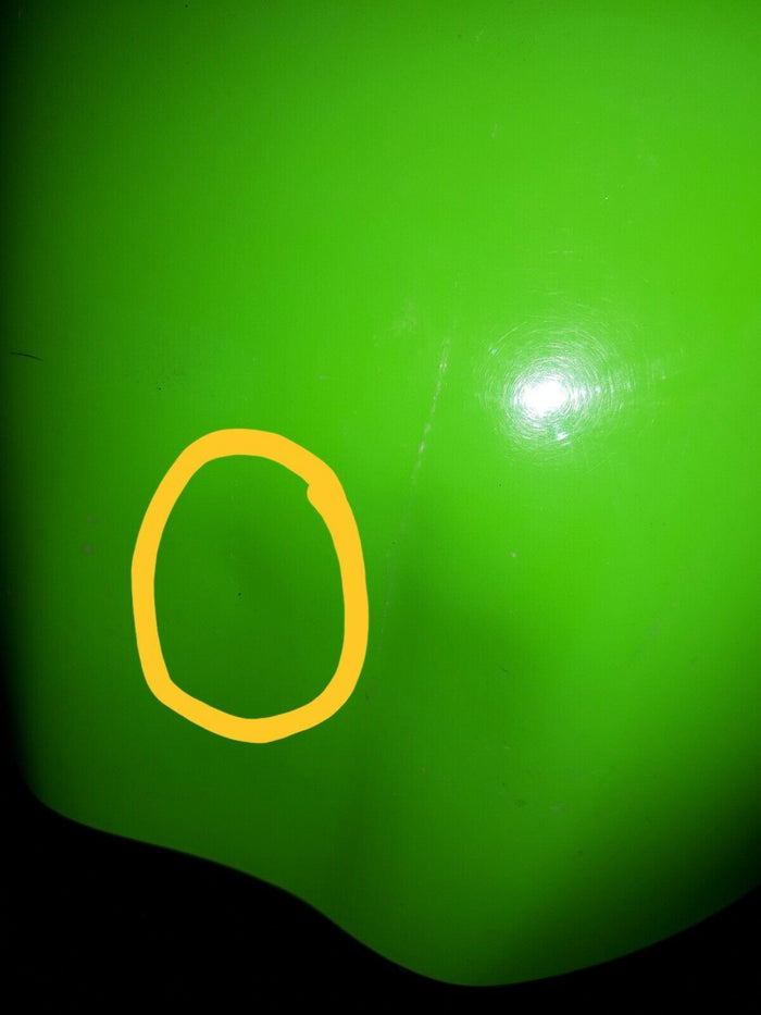 2012 NINJA 250 LTD GAS TANK GREEN