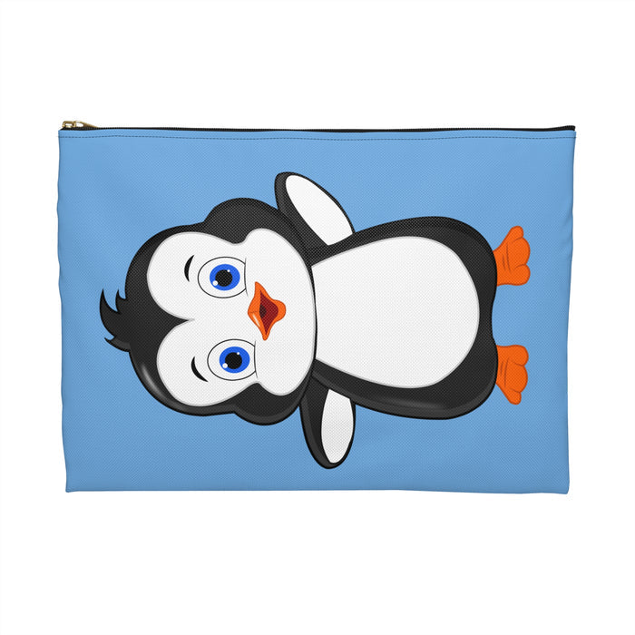 Accessory Pouch - Bebo The Penguin - Light Blue