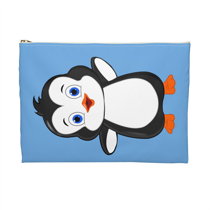 Accessory Pouch - Bebo The Penguin - Light Blue
