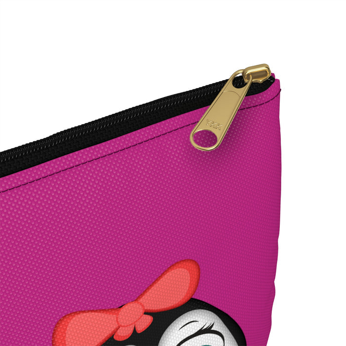Accessory Pouch - Mommy, Daddy, and Bebo Penguins - Pink