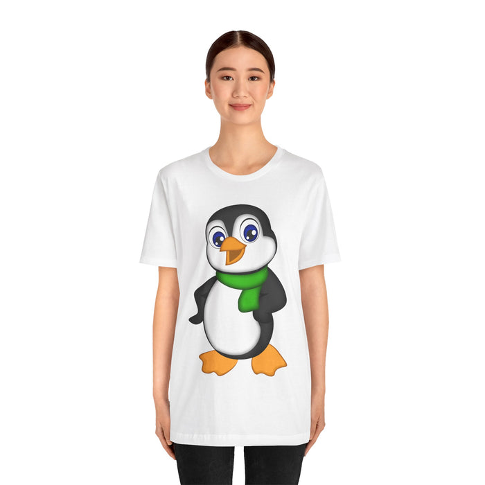 Adult-Size Daddy Penguin Tee - Leigha Marina Cartoon Design