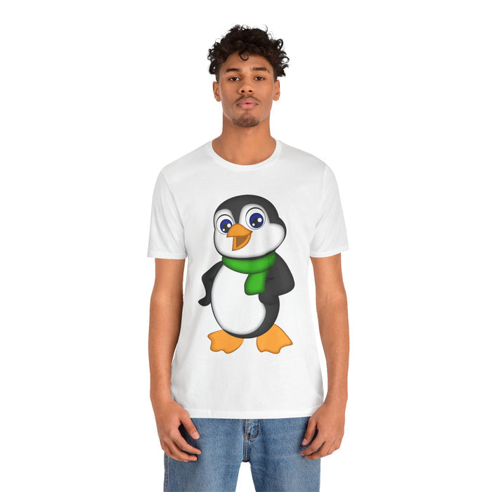 Adult-Size Daddy Penguin Tee - Leigha Marina Cartoon Design