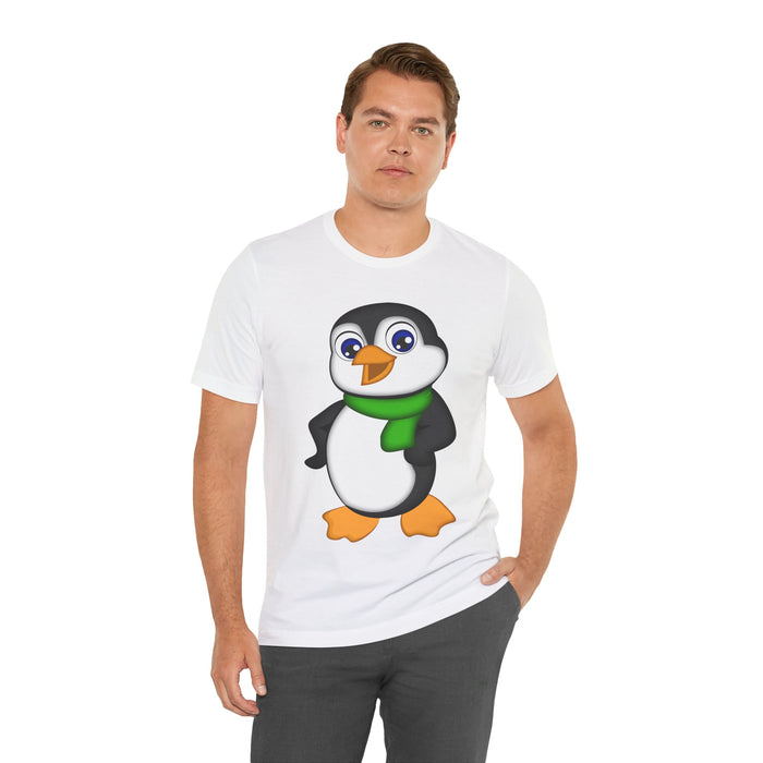 Adult-Size Daddy Penguin Tee - Leigha Marina Cartoon Design
