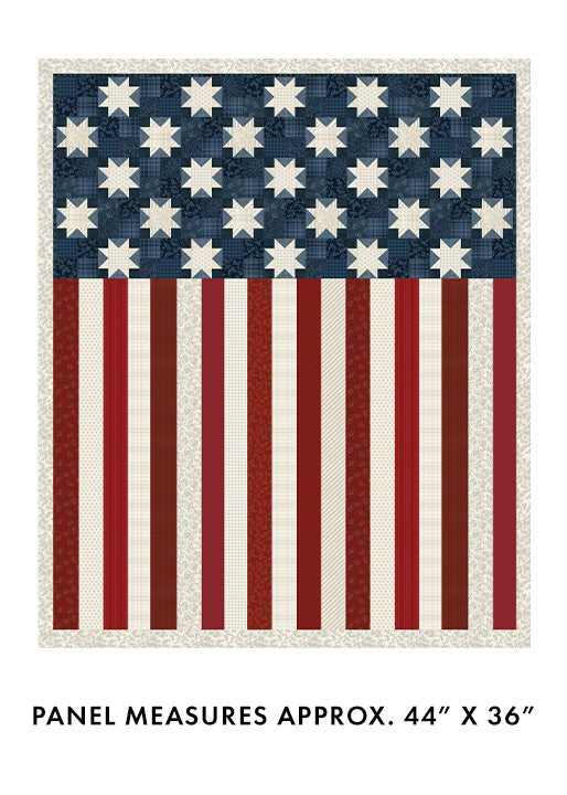 American Valor Panel Navy/Red