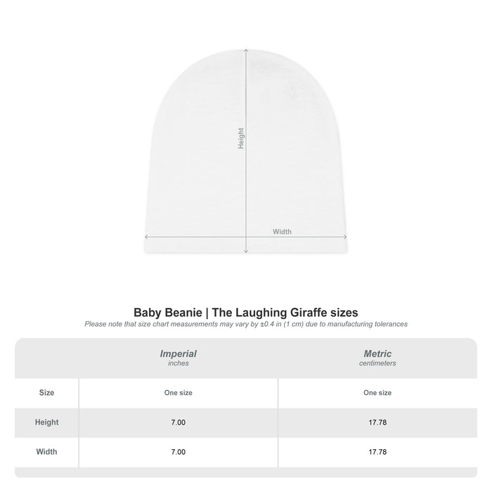 Baby Beanie Hat White - Mommy & Daddy Penguins