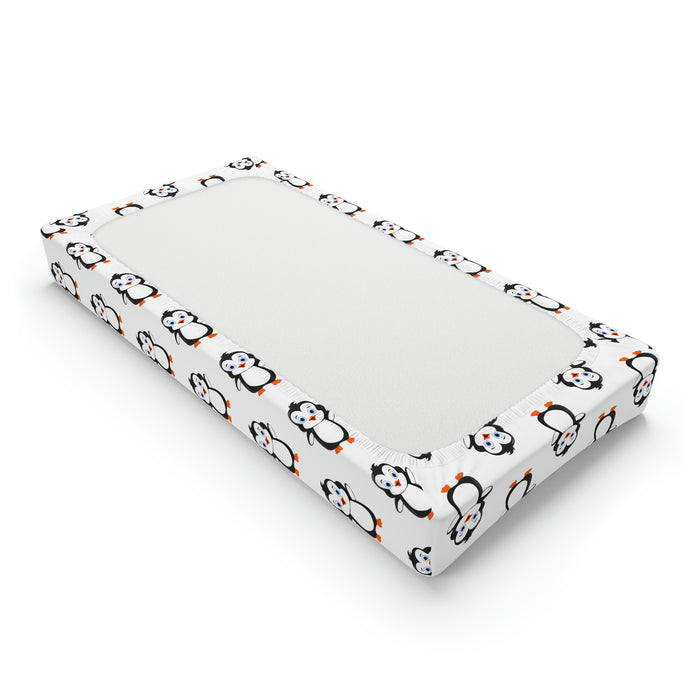 Baby Changing Pad Cover - Leigha Marina's Bebo The Penguin