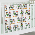 Baby Swaddle Blanket - Leigha Marina's Mommy & Daddy Penguins