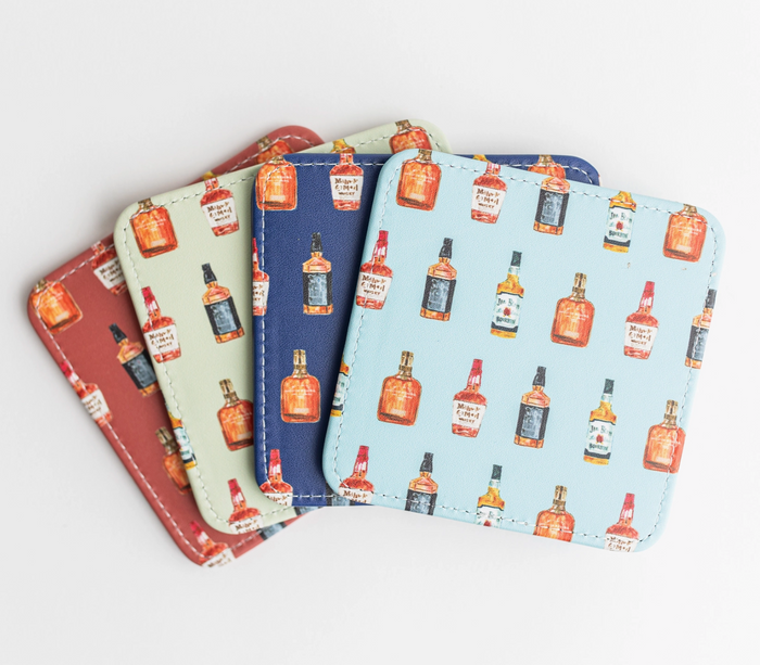 BOURBON TRAIL COASTERS - SET OF 4