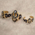 Chakra Lotus / Khalsa Empowerment Bracelets ... with Lion Portraits on the sides