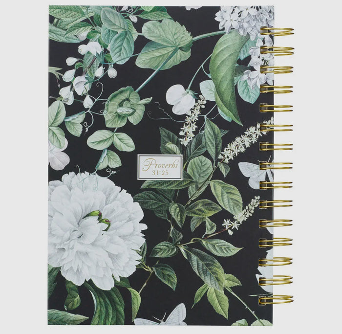 Clothed W/Strength & Dignity Wirebound Journal - Prov. 31:25