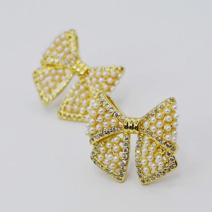 COQUETTE STUDD EARRINGS