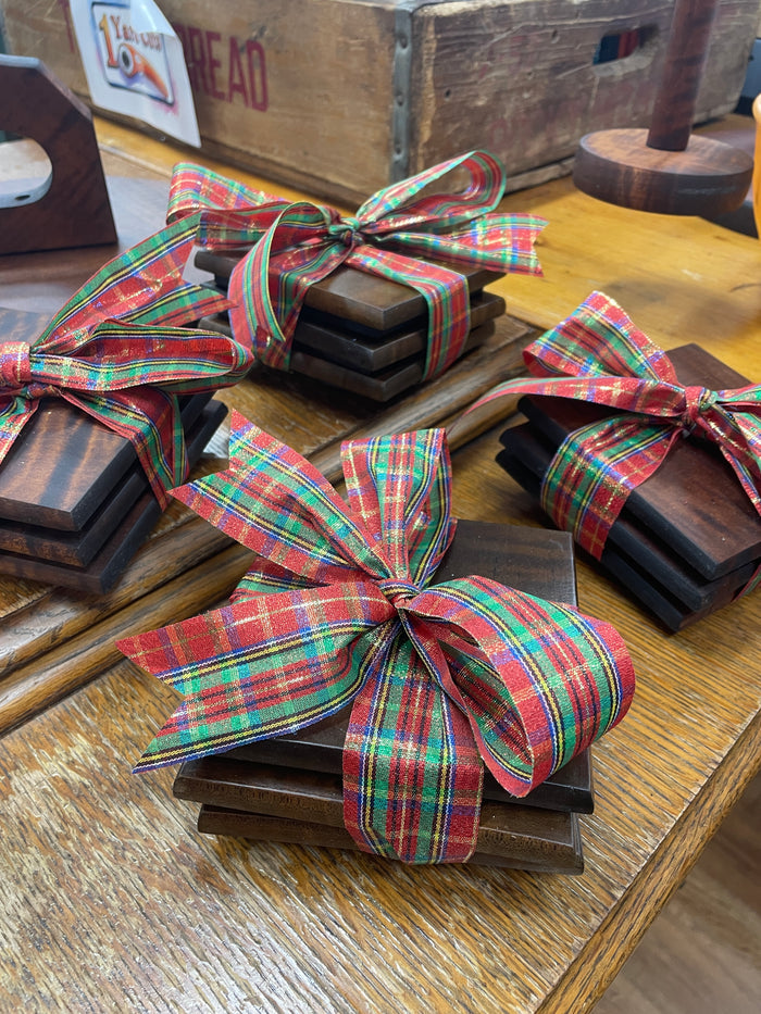 Custom Figured Maple Coasters