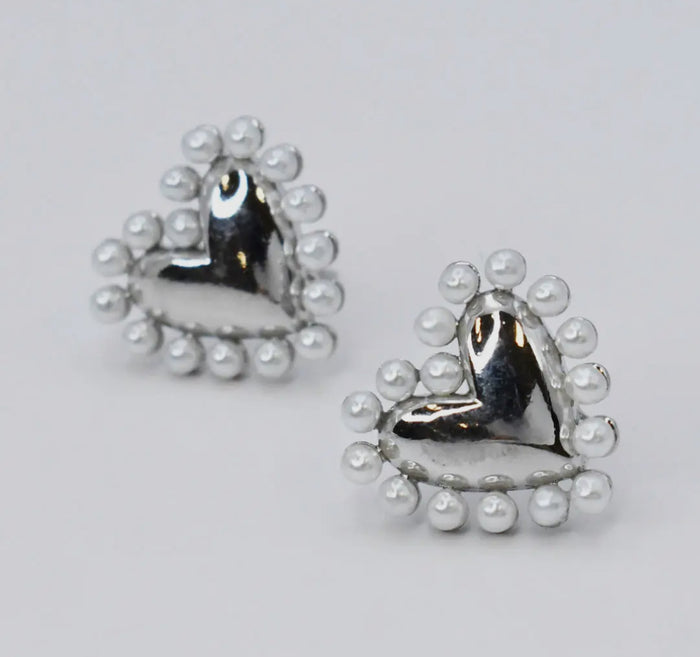 CUTE LOVE SILVER EARRING