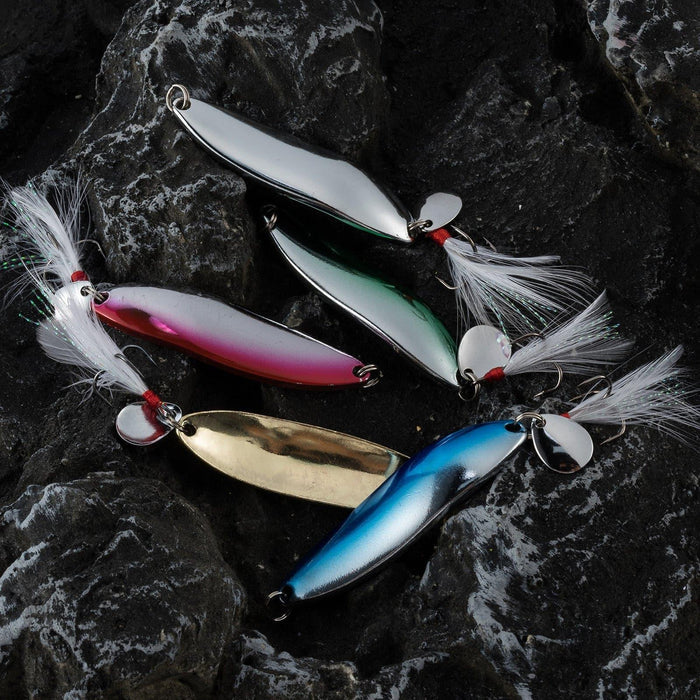 Dr.Fish 5 cps Metal S-shaped Spoon Lures - Dr.Fish Tackles