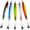 Dr.Fish 5pcs Metal  Spinner Vertical Jigs 3-3.75'' - Dr.Fish Tackles