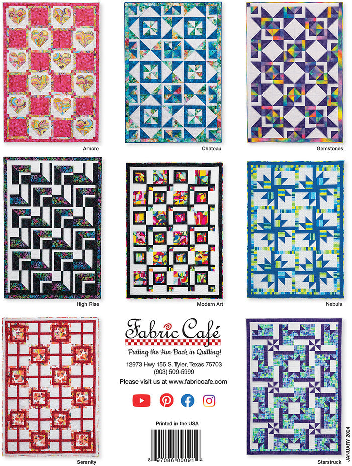 Fabric Cafe Go Bold with 3-Yard Quilts