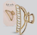 Gold Metal Claw Clip