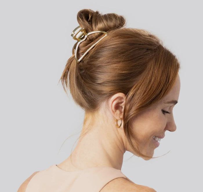 Gold Metal Claw Clip