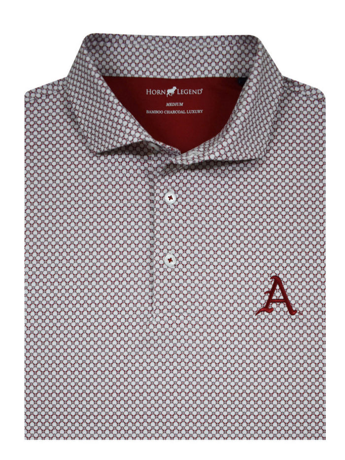 HL ARKANSAS LOGO BASEBALL POLO