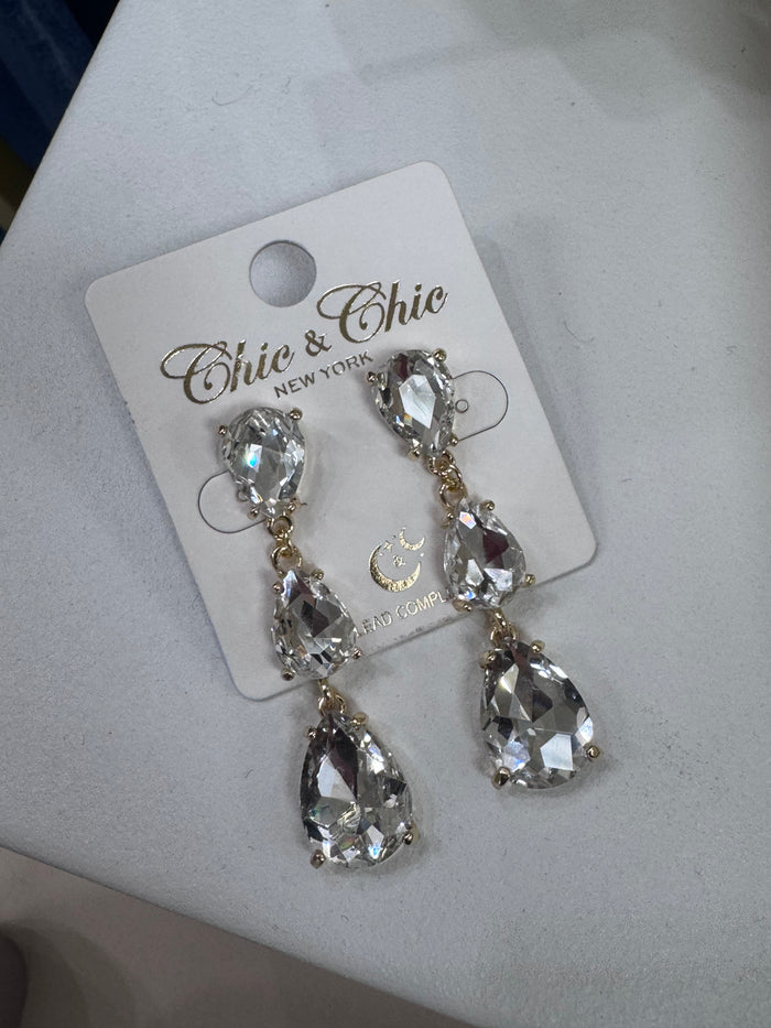 IRIDSCENT CHIC DANGLE EARRINGS