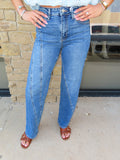 JBD ASYMETRIC STRAIGHT JEANS