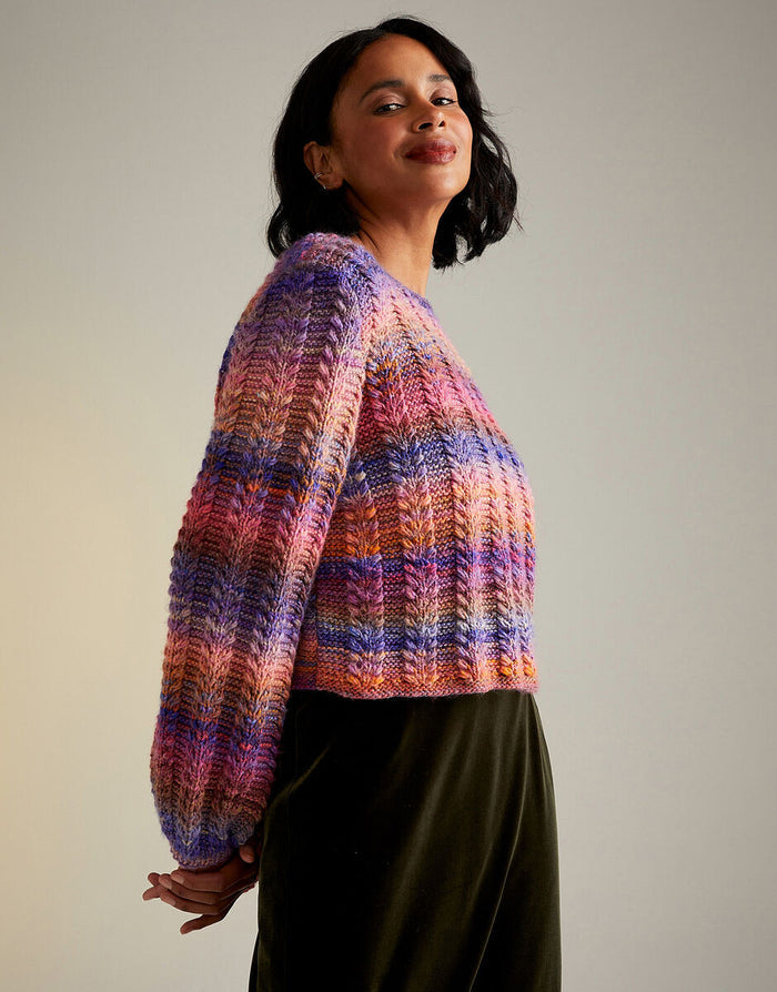 Jewelspun - Sunset Orchard Sweater Pattern