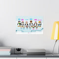 Leigha Marina's Penguins On Ice Poster With Names