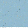 Love You to the Moon Stars Blue - Flannel