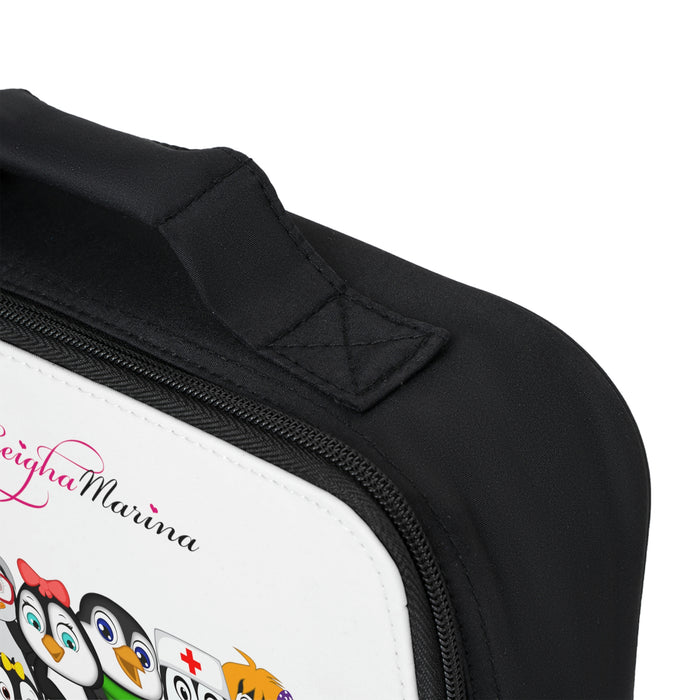 Lunch Bag - Penguin Paradise: Cute Cartoon Penguins Design