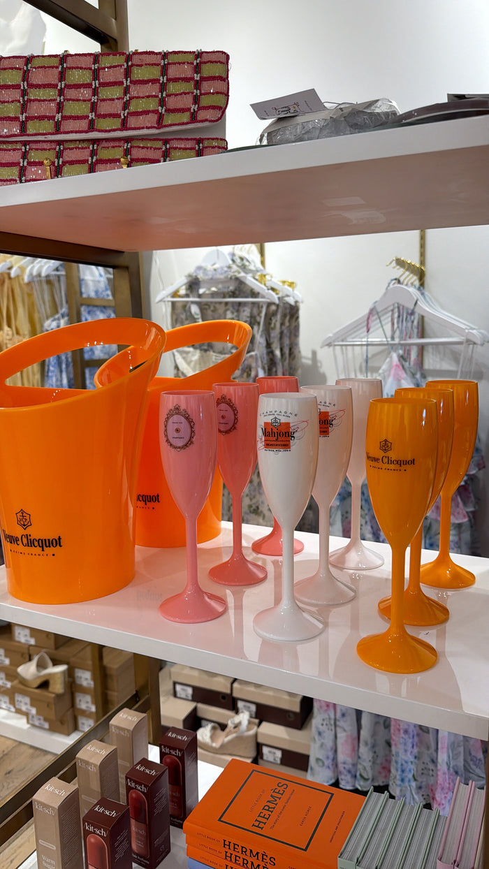 MAHJONG CHAMPAGNE FLUTE