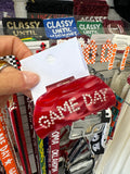 MAROON GAMEDAY STONE HAIR CLIP