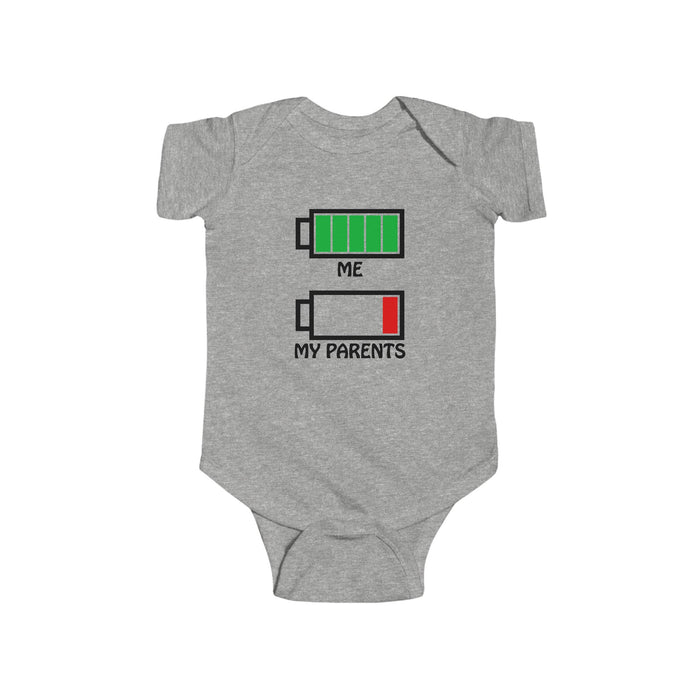 Me vs My Parents Infant Bodysuit