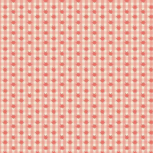 Meadow Star Gingham Peach Jam