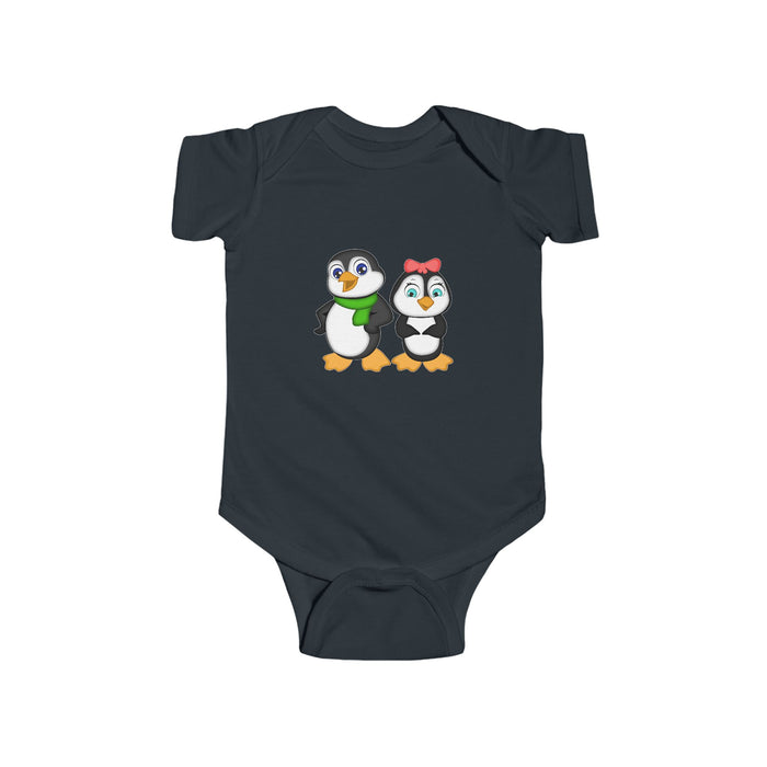 Mommy and Daddy Penguins Infant Bodysuit