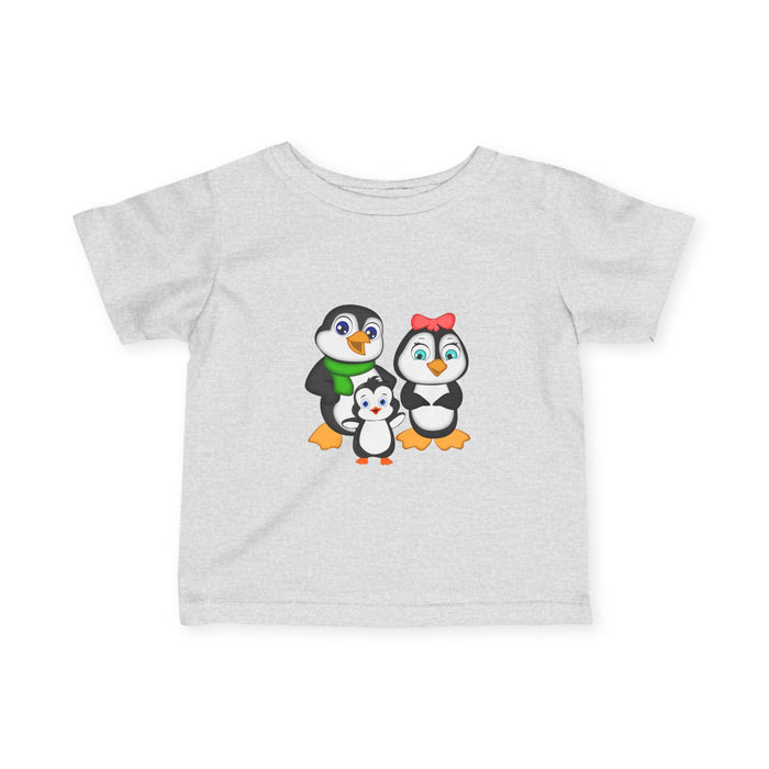 Mommy, Daddy, and Bebo Penguins Infant Tee