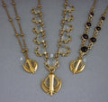 Necklaces with small Khanda pendants