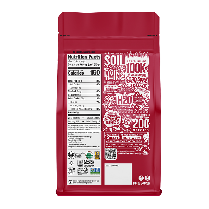 Organic Red Jasmine Rice