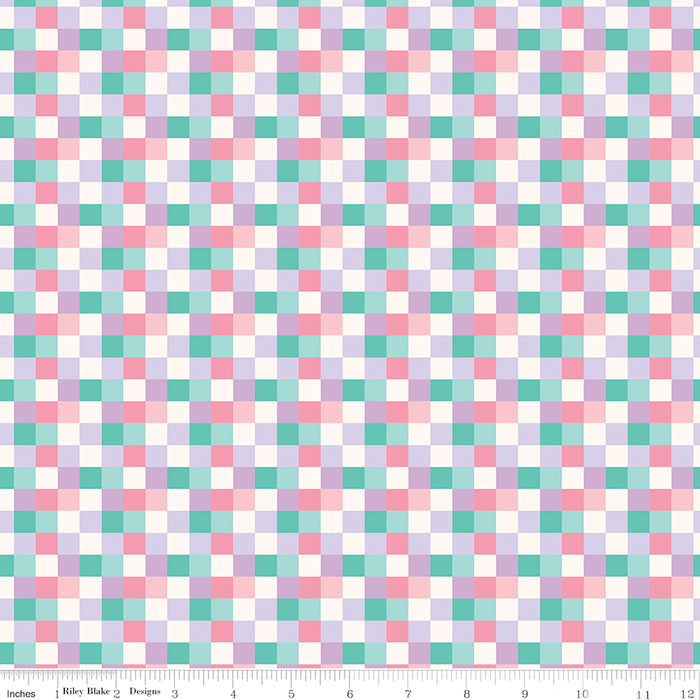 Patchwork Checks PURPLE