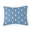 Pillow Sham - Light Blue - Bebo The Penguin Leigha Marina's Cartoon Design
