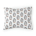 Pillow Sham - White - Bebo The Penguin Leigha Marina's Cartoon Design