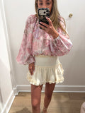 PINK FLORAL EISLEY BLOUSE