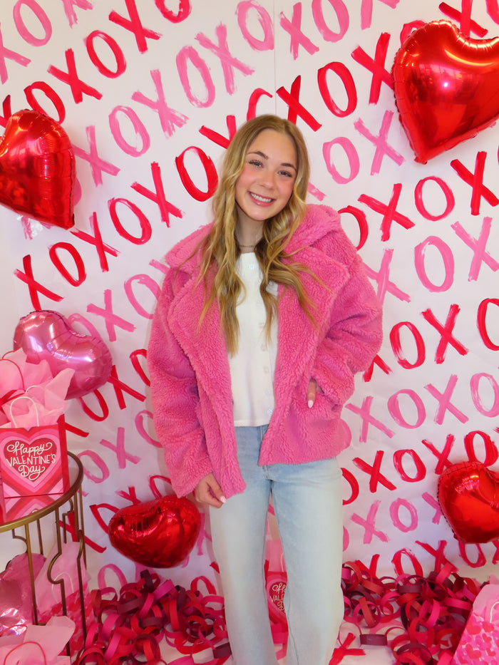 Pink Fluff Jacket