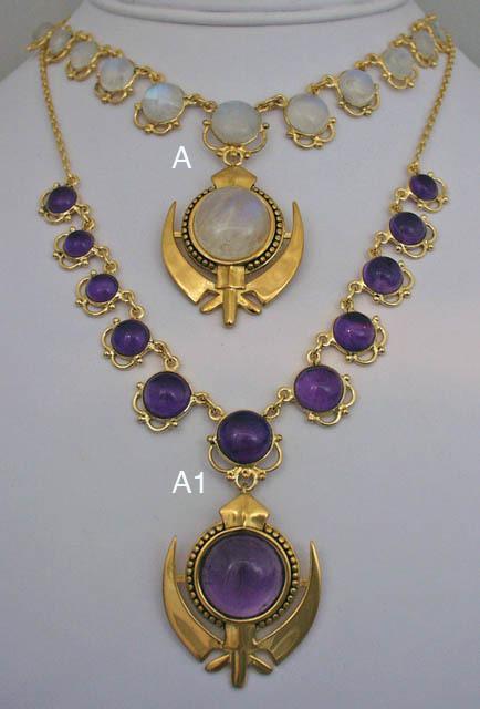 Rainbow moonstone Khanda ensemble