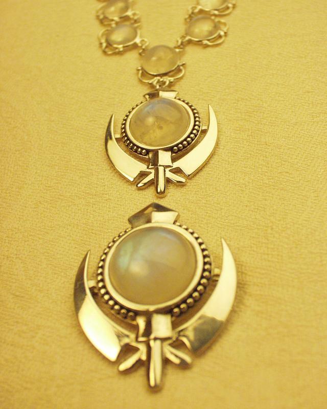 Rainbow moonstone Khanda ensemble