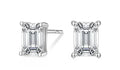 RECTANGLE DIAMOND STUDS