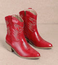 Red Western Cowboy Boot