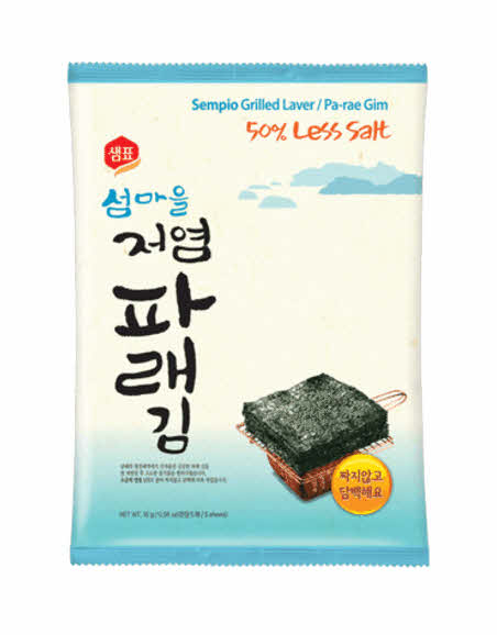 SEMPIO Gerösteter Seetang Parae, Salzreduziert 80g (20g x 4)