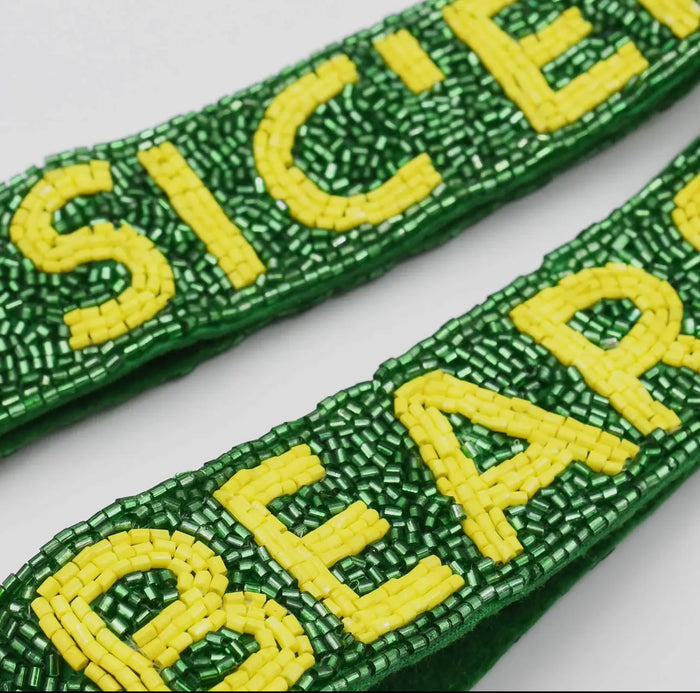 SIC EM BEARS BEADED STRAP
