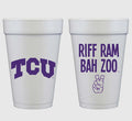 TCU FOAM CUPS - 10 PACK