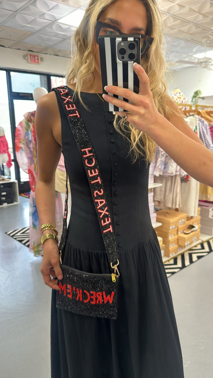 TEXAS TECH BEADED STRAP